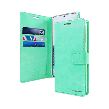 Blue Moon Diary Case Cover (2 Pocket Sets): Compatible With Samsung Galaxy S22 5G